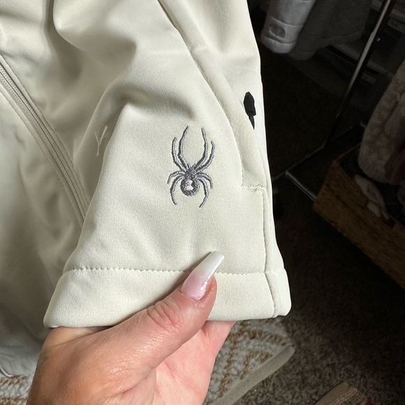 Spyder cream scuba jacket. NWT. Size L. - Picture 4 of 7